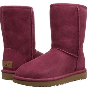 Like new burgundy UGG